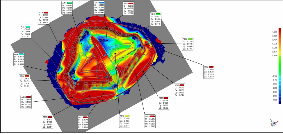 三維激光掃描方案讓汽車鈑金件檢測更快捷、更精準(zhǔn)(圖2) 三維激光掃描方案讓汽車鈑金件檢測更快捷、更精準(zhǔn)(圖2)