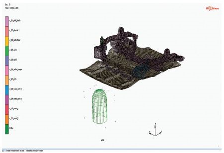 用Adams-Marc協同仿真對車輛極端負載狀況進行仿真(圖4) 用Adams-Marc協同仿真對車輛極端負載狀況進行仿真(圖4)